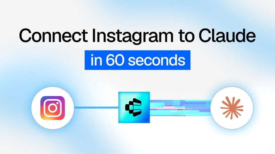 How to connect Claude to Instagram in 2 simple steps